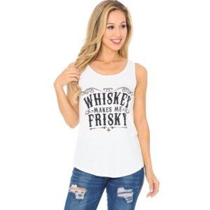 🔥CLEARANCE🔥LAST 1 Whisky Makes Me Frisky Tank